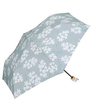 Wpc. Hyacinth Mini Folding Umbrella Gray 50cm Ribs Lightweight Suitable for Sun