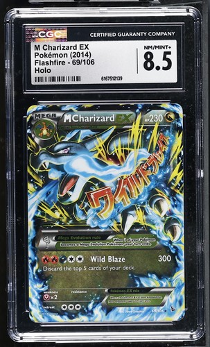 M Charizard-EX graded CGC 8.5 for sale on eBay