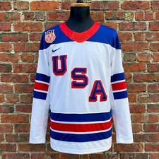 Jack Hughes + Quinn Hughes Team USA Winter Olympics 2026 Jersey White STITCHED