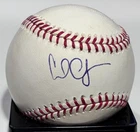 CARL CRAWFORD Signed Rawlings Official Major League Baseball JSA H29257