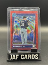 2021 Panini Donruss Optic Rated Red Wave Prizm Tarik Skubal #79 Rookie RC