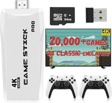 New Retro Game Console, Classic Video Games with 4K HDMI, 20,000 Games and 23 E
