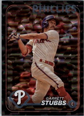 2024 Topps Silver Crackle Foil Board #409 Garrett Stubbs - BB