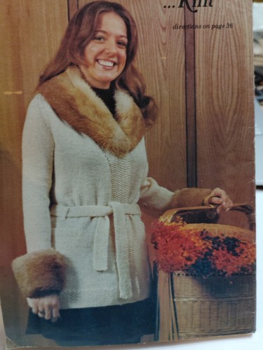 Jacket Sweater Workbasket Magazine 1975 Jan 4 40 Knit Crochet Home Crafts VTG - Picture 14 of 15