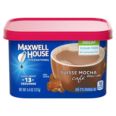 Maxwell House International Suisse Mocha Instant Coffee Mix, 4.4 oz