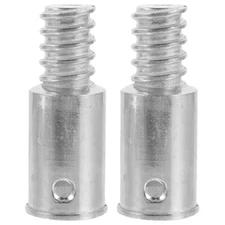 2pcs Broom Handle Threaded End Replacement Broom Extension Pole Adapter #