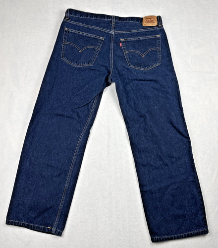Levi's Vintage Y2K 529 blau Denim Jeans 38 x 32 Herren Low Rise Straight Made in USA 2002 - Bild 11 von 12
