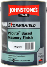 Johnstone's Trade Stormshield Pliolite Based Masonry Paint in Magnolia 5L