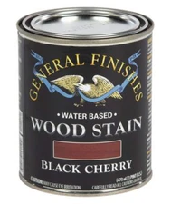 General Finishes Water Based Wood Stain 1 Pint Black Cherry