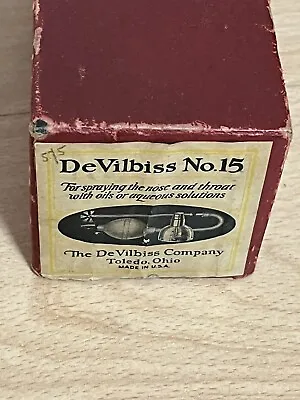 Kaufen Medizinisches Nasen- Und Mundsprühgerät DeVilbiss No. 15 In OVP