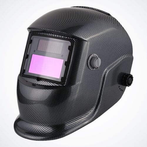 Nouveau casque noir couleur vraie soudage obscurcissement automatique meulage ACF - Photo 1 sur 1