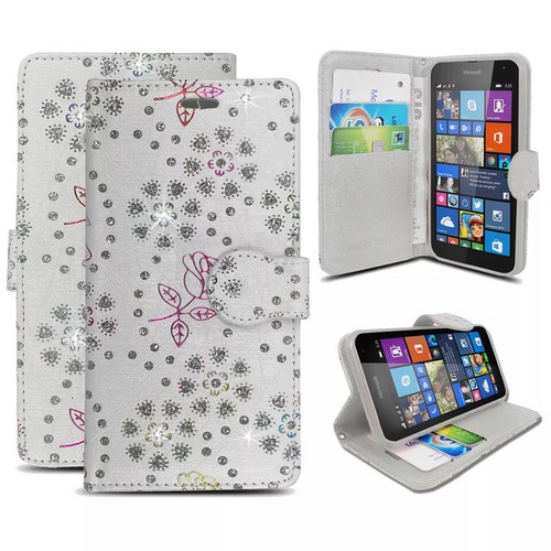Flip Leder Tasche für Microsoft Lumia 640 650 550 950 520 930 XL Wallet Cover - Bild 24 von 42