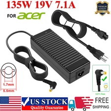 Power Supply For Acer Nitro 5 AN515 Charger AC Adapter 135W 19V 7.1A 5.5 1.7mm
