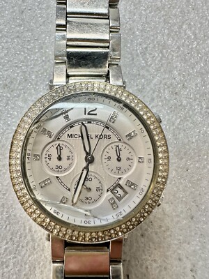 Michael Kors MK5353 Silver Stainless Steel Women\'s Watch - Battery Needed Michael Kors Parker (MK5353) • See the best prices » main image 4