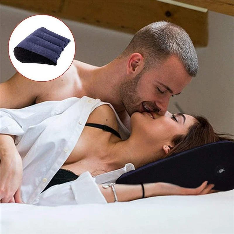 Inflatable Travel Pillow for Lumbar Yoga & Body Support Multi-Use Air Cushion