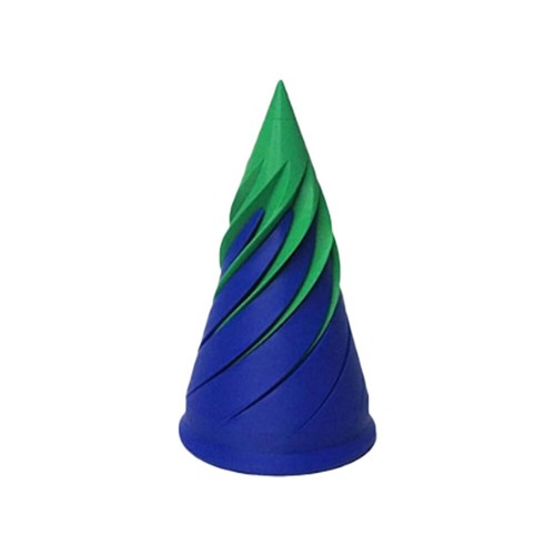 Impossible Pyramid Passthrough Sculpture 3D Printed Spiral Cone Fidget Toy HOT!! - Picture 29 of 31