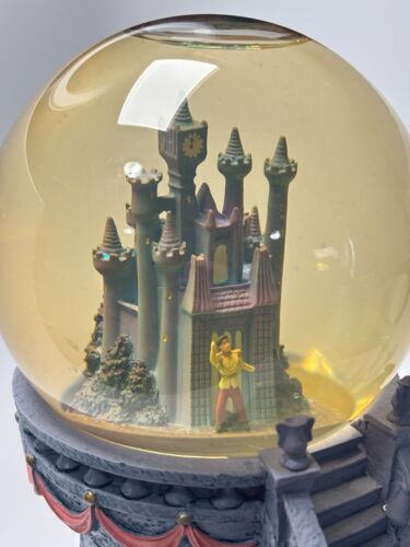 READ Disney Cinderella Dream of the Ball Musical Snow Globe Glass Slipper Pumpki - Picture 6 of 11