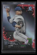 2019 Bowman #BTP-20 Justus Sheffield Bowman Scouts' Top 100 Red Refractors #/5