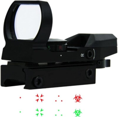 Red Dot Reflex Sight Biohazard /Predator 3 Dot/Arrow Reticles Apocalypse Edition