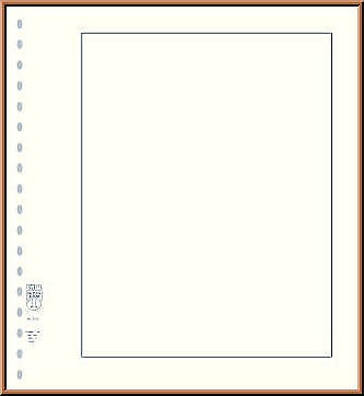 Lindner 802 Blanko-Blätter im LINDNER Blattformat 272mm x 296mm mit 18-Ring-Loch - Afbeelding 1 van 1