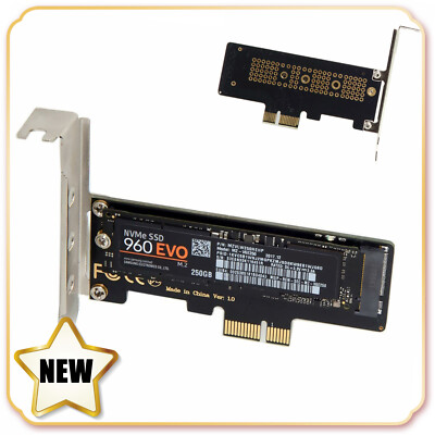 M.2 M2 NVMe SSD zu PCI-E PCI-Express PCIe 3.0 x1 Adapterkarte Konverter M Key