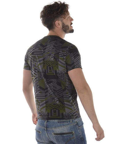 T shirt Maglietta Emporio Armani EA7 Sweatshirt Uomo Verde 3ZPT66PJL8Z 2805 - Picture 6 of 11