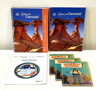 HMH Into Science Spanish Curriculum Arriba Las Ciencias Grade 4 Teacher Student