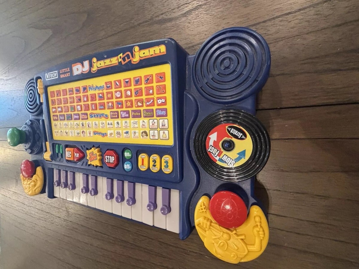 VTG Vtech Little Smart DJ Jazz 'n Jam Kids Keyboard Piano Music
