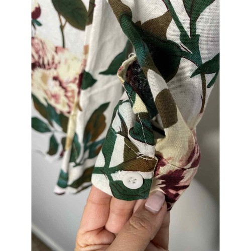 Cellabie Damen langarmiges Kleid mit Blumenmuster Baumwolle neu mit Etikett Größe M - Bild 11 von 11