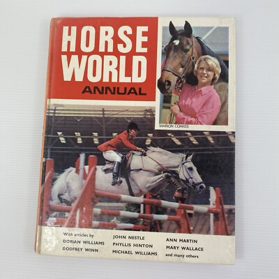 Horse World Annual 1969 - Vintage Horse Riding Equestrian Hardcover Book