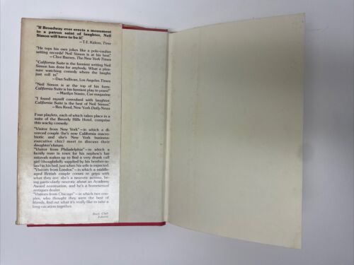 California Suite von Neil Simon, Spielskript Hardcover Buch Random House (1977) - Bild 3 von 7
