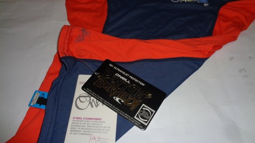 O'Neill Youth Basic Skins 50+ Orange/Blue, sz Small - Picture 3 of 5
