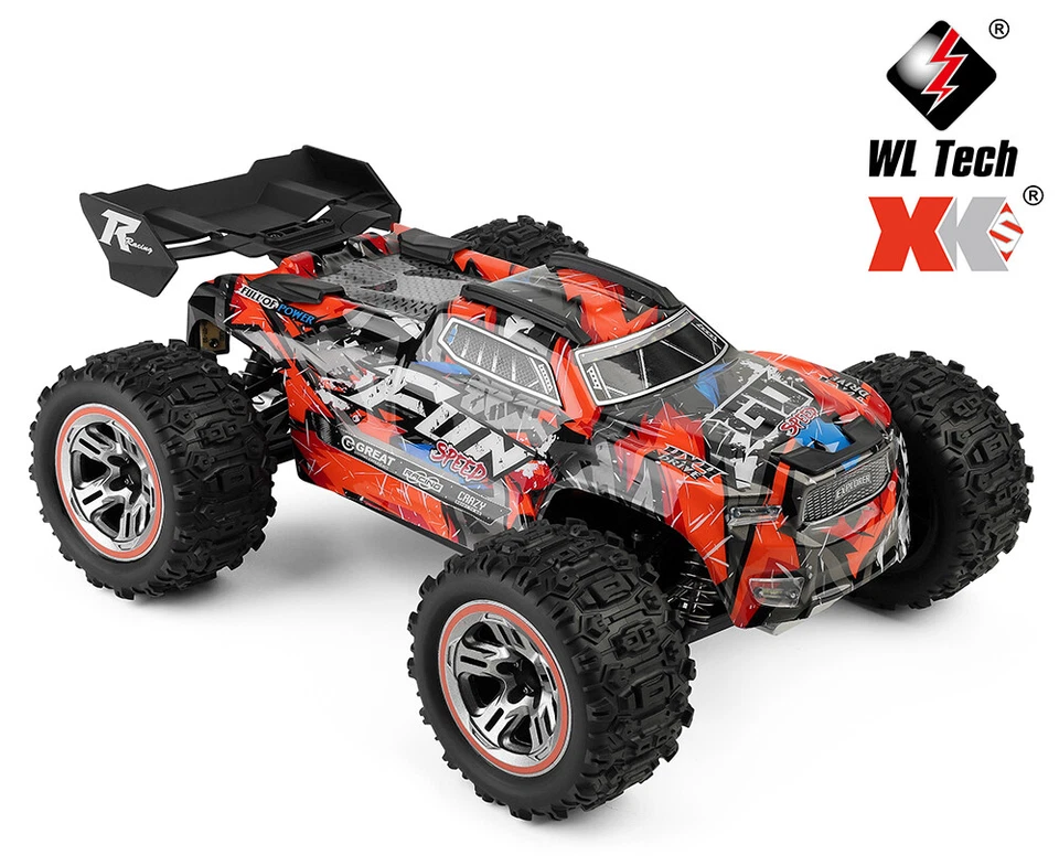 Coche de radiocontrol WLtoys XK 184008 1/18 60 KM/H 4x4 todo terreno 2,4 GHz con camión de radiocontrol ligero Foto 4 de 4