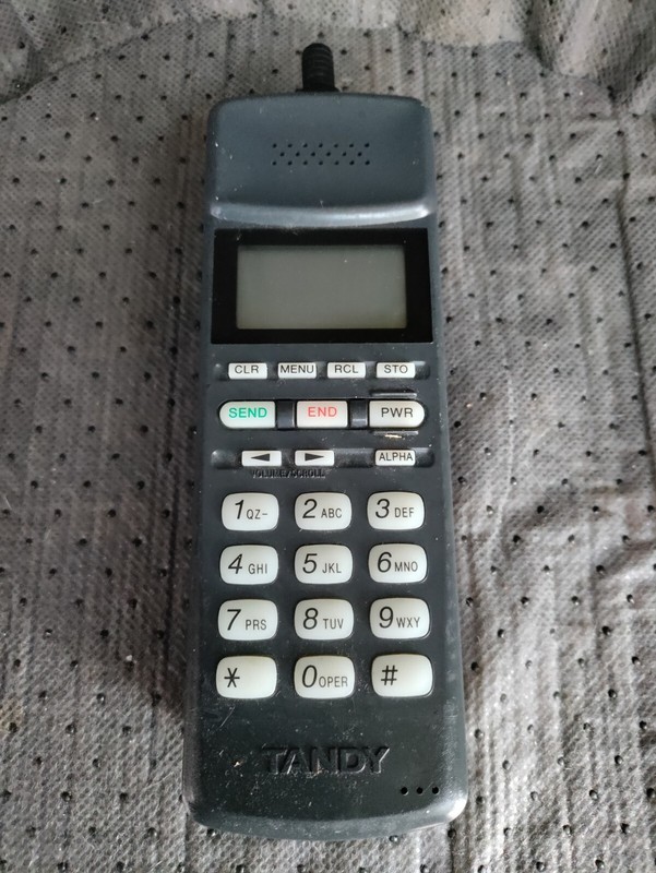 Vintage TANDY CT-350 BRICK Cellular Phone (Model: 17-1060A) (3a)