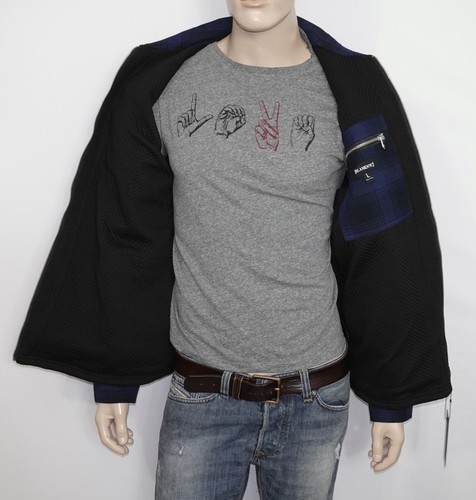 New BLANKNYC Jacket in Blue/Black Size Large 100% Cotton - Picture 3 of 13