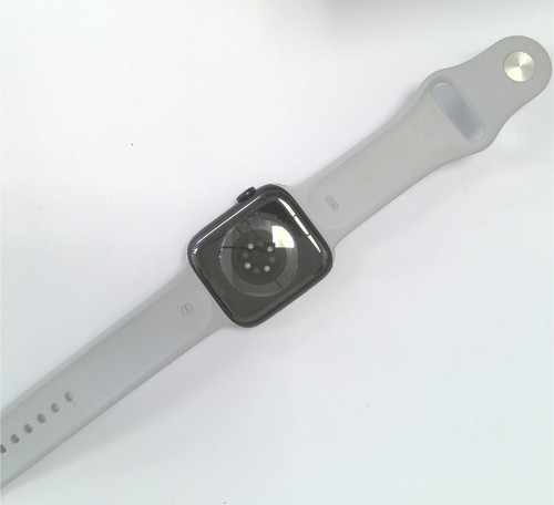 Apple Watch Series 8 45mm GPS - Midnight - z szarym paskiem sportowym. biustonosz 87% - Zdjęcie 5 z 5