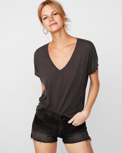 express high waisted jean shorts