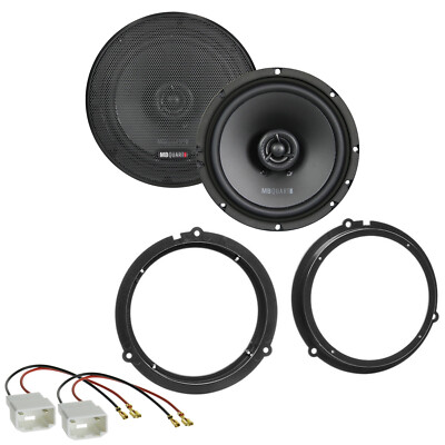 MB QUART QX165 2-Wege Koaxial 3 Ohm Lautsprecher Einbauset für Ford C-Max DXA