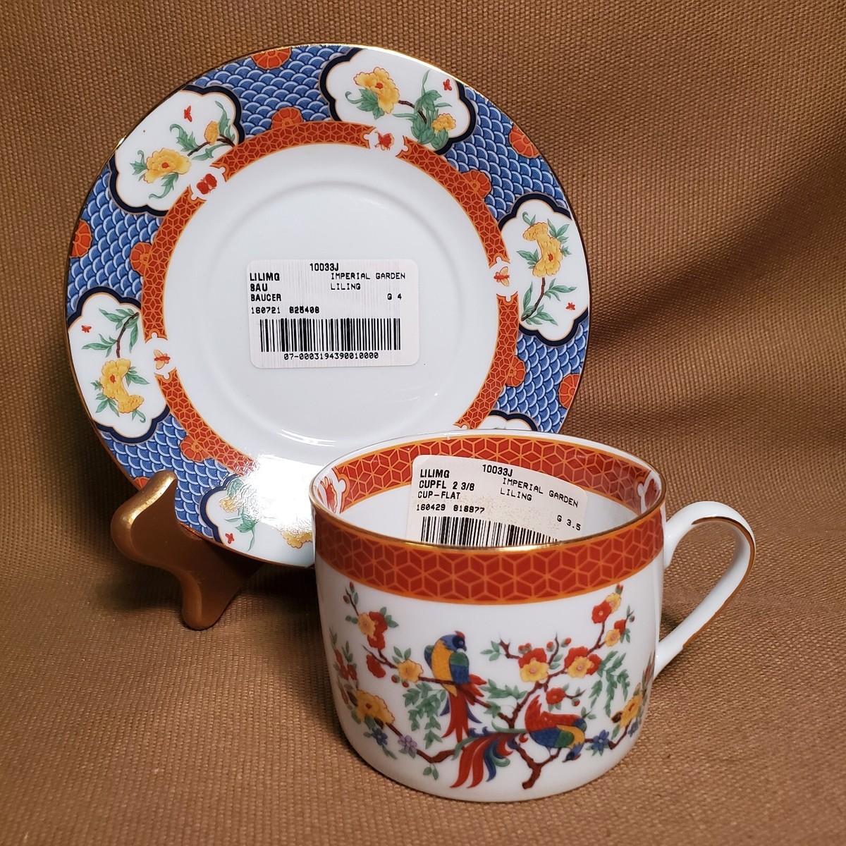 Liling Fine China Imperial Garden - Cup & Saucer- Multicolor
