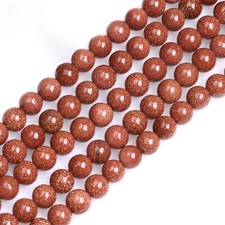 Wholesale 6/8/10/12mm Gold Sandstone Gemstone Round Loose Beads Strand 15''