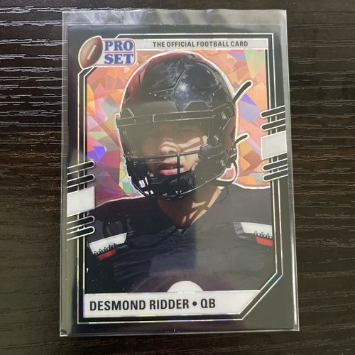 2022 Leaf Pro Set Desmond Ridder Black Cracked Ice Rookie #PSP-DR1 Falcons - Picture 1 of 2