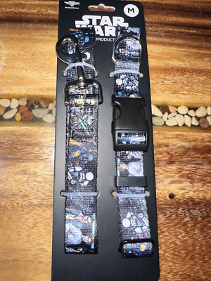 NEW Star Wars Buckle Down Matching Dog Collar / Leash Size Medium 14  - 20 