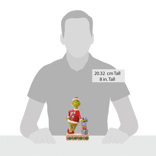 Jim Shore Grinch Leaning on Presents Figurine 6015218 2024 Intro - Picture 5 of 5