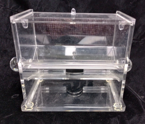 Clear Acrylic Stir Stick Dispenser 5-1/4" - Excellent Cond.