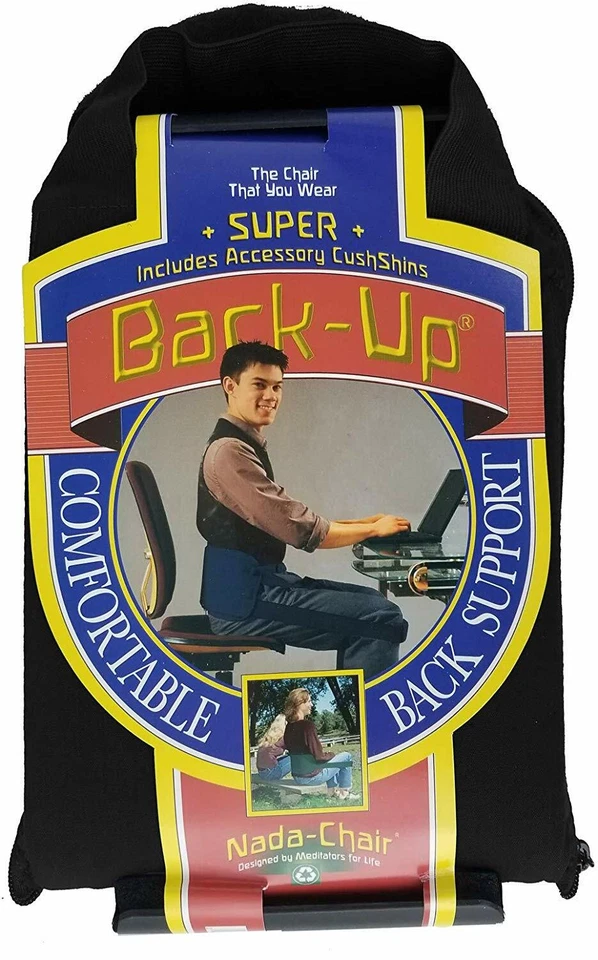 Nada Chair Back-Up with CushShins Premium Back Support System - Navy - Image 3 of 4