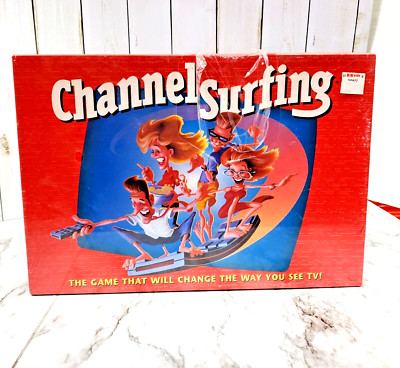 Channel Surfing Family Party Fun Gift Board Game 1994 Milton