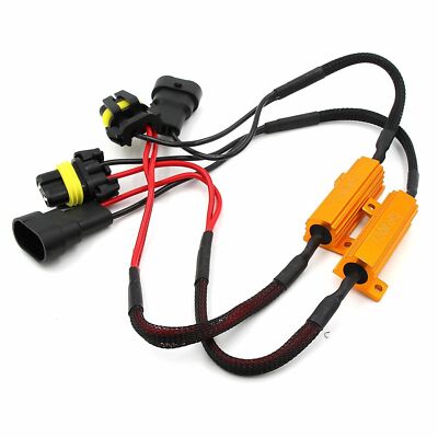 2x Canbus LED Load Resistor 9005 HB3 9145 For GMC High Beam Headlight Equalizer