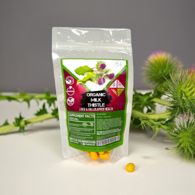 Bio Mariendistel Extrakt Gemüse Kapseln Mega Stärke 7.000mg Detox OHNE FÜLLER