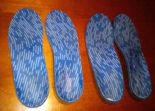 TWO PAIR Powerstep Pinnacle Plus Met orthotic insoles SIZE: A- Mens 4 Ladies 6