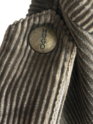 Mens Vintage Hugo Boss Jacket Coat Utility Chore Workwear Retro Corduroy Y2K 44R - Picture 11 of 22